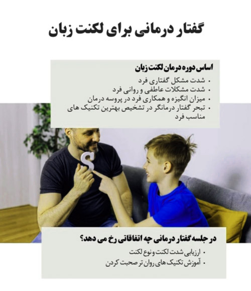 جلسات درمان لکنت با گفتاردرمانی